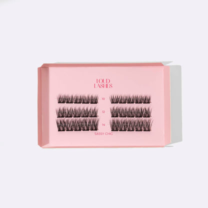 Pre Glued Press on Lashes | Sassy Press on Lashes | Loud Lashes