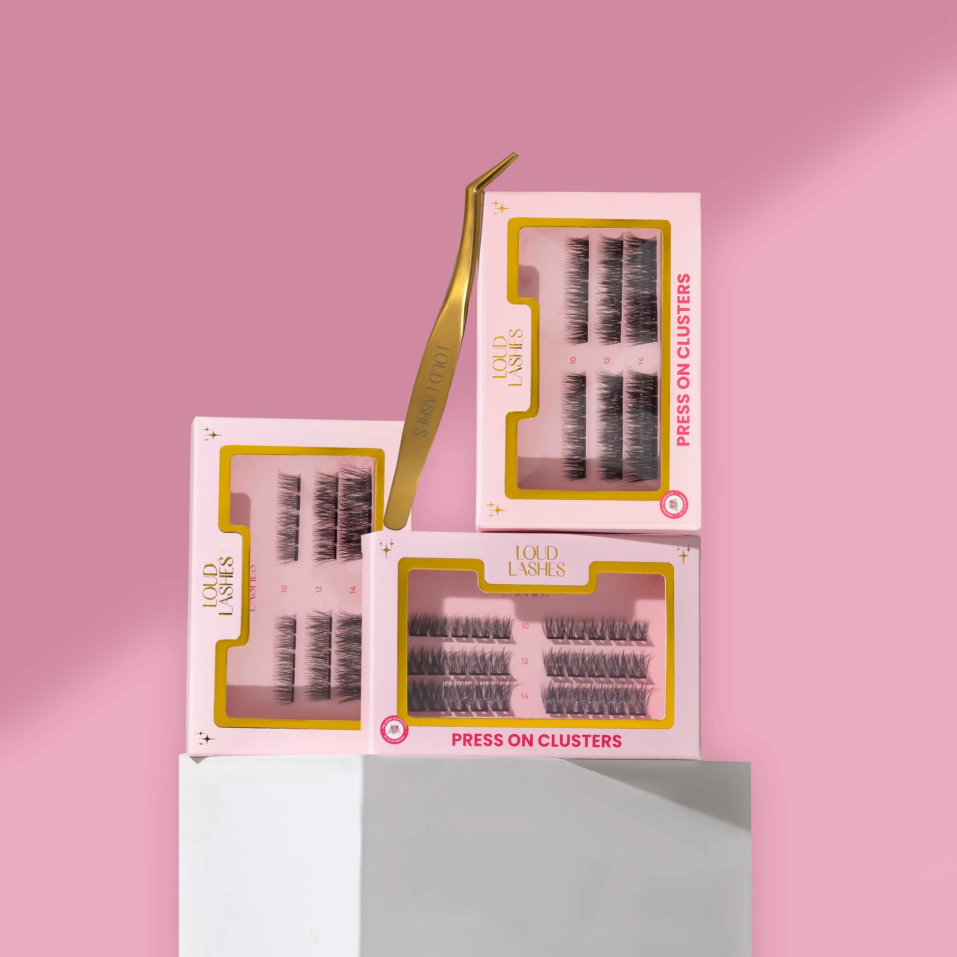 Eyelashes and Applicator Set | Trio Starter Bundle | Loud Lashes