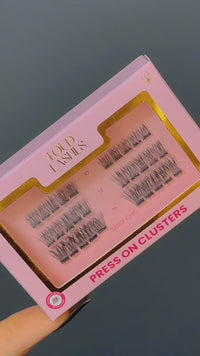 Pre-Glued Lash Clusters